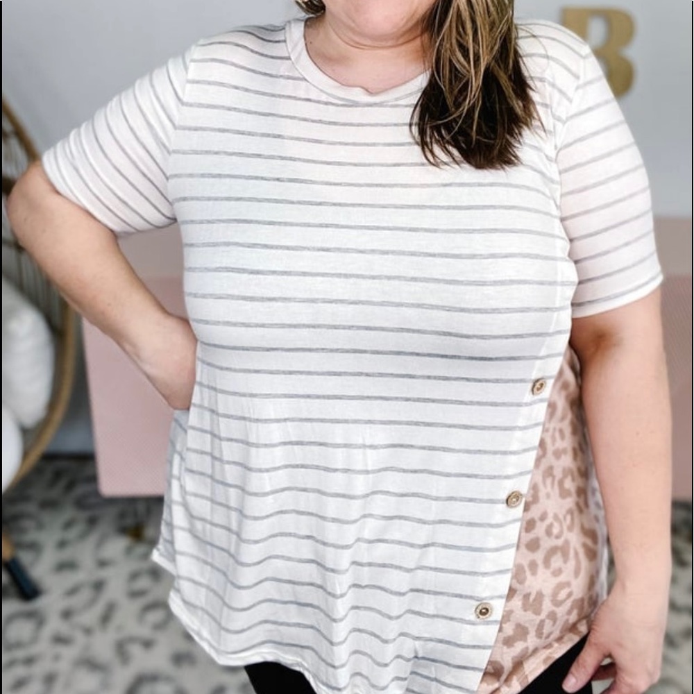 Cute leopard top